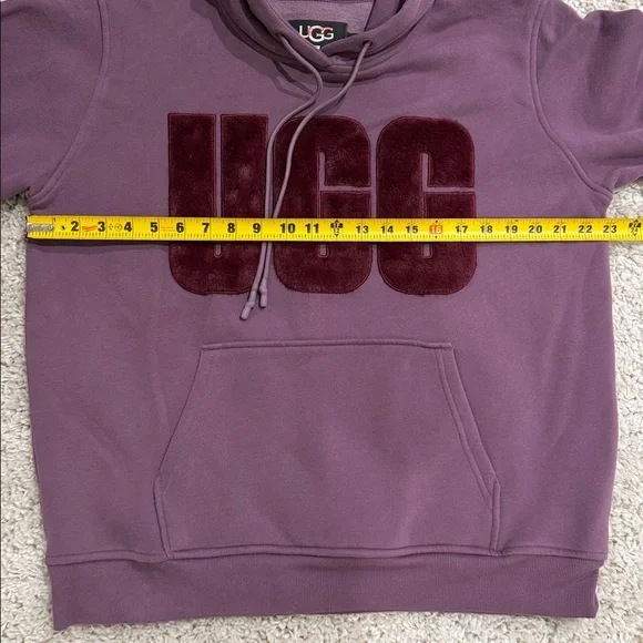 UGG Rey fluffy logo hoodie XL - Picture 6 of 9